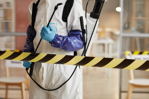 Professional Biohazard technician working in Grandview, IL